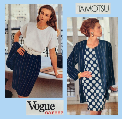 2702 TAMOTSU CAREER JACKET, DRESS, SKIRT CAREER PATTERN 6-10, 12-16 choice